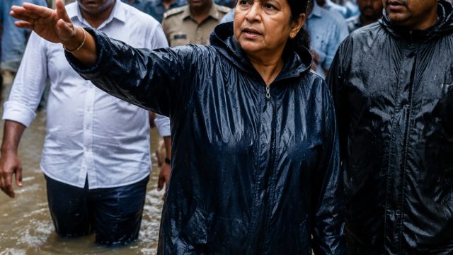 Mumbai Mayor's Waterlogging Inspection Takes Unexpected Turn
